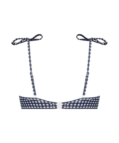 Seychelles polstret bikinitopp med spiler, Bl&aring;