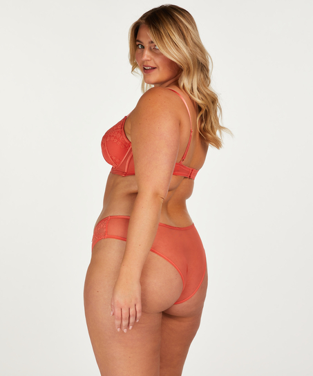 Vattert bh med b&oslash;yle Emily, Oransje