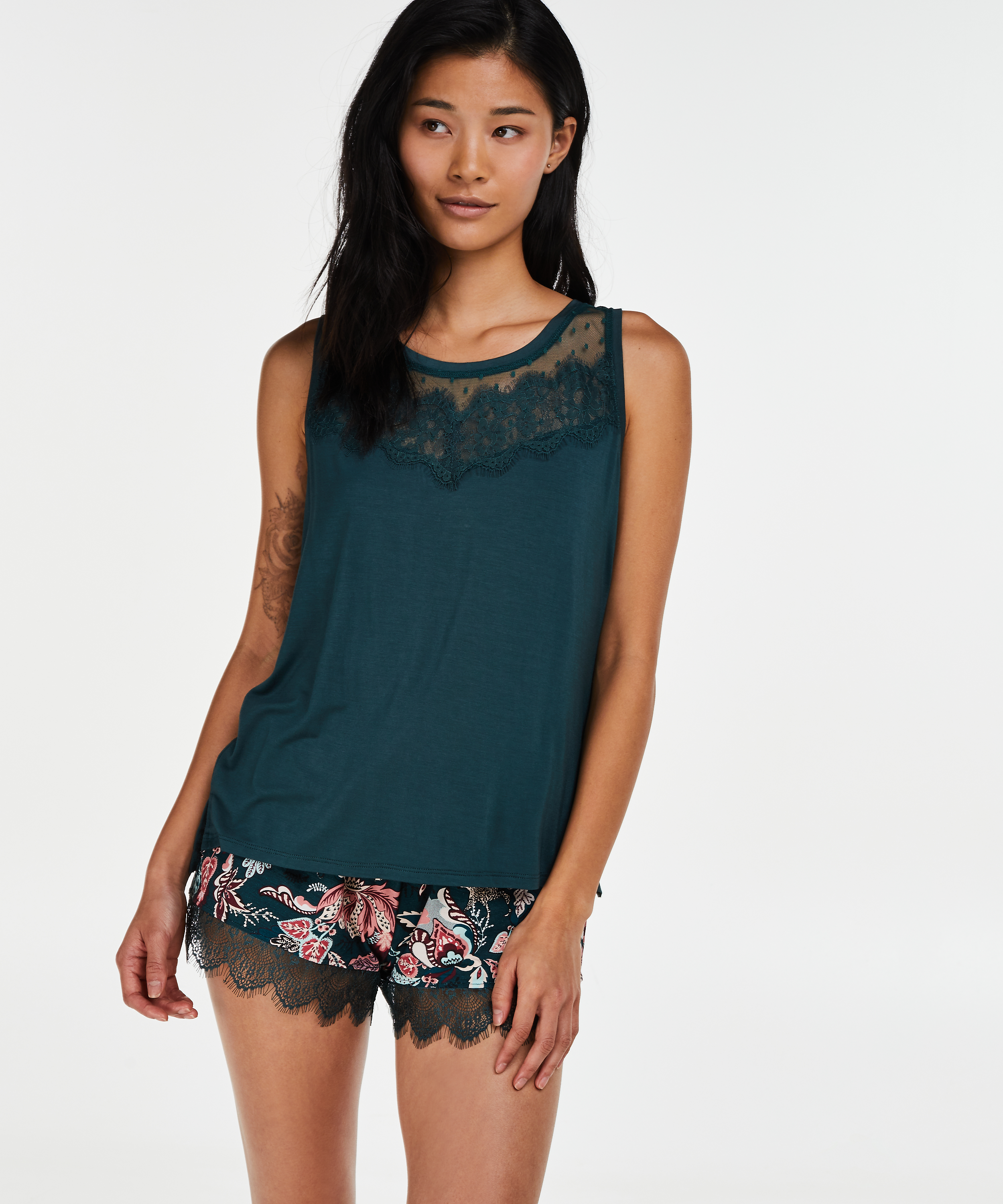 Jersey blondesinglet, Gr&oslash;nn, main