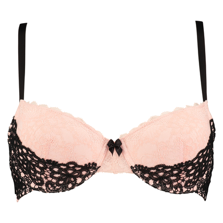 Padded underwired  bra Lory, Rosa
