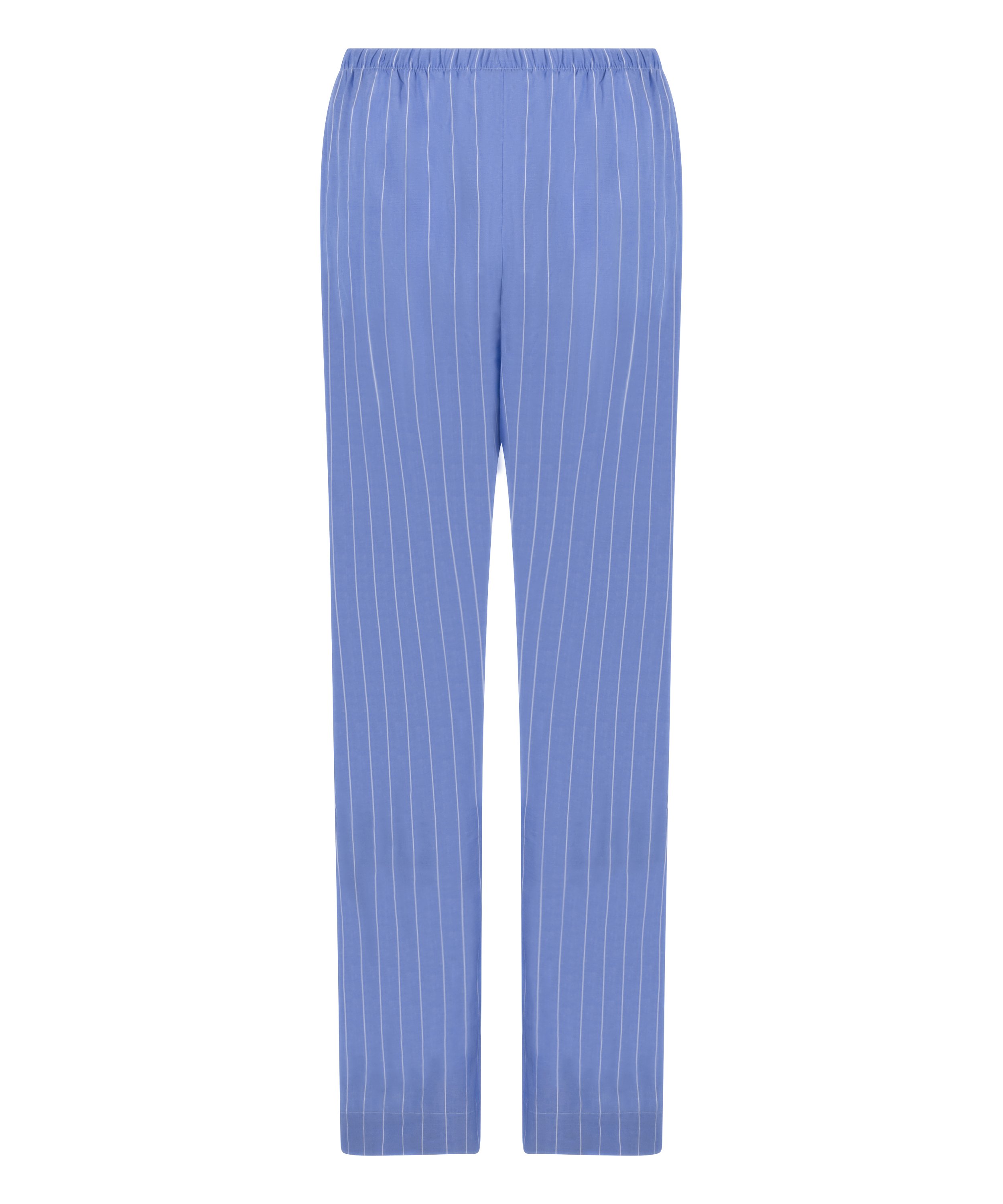 Pant Woven Cotton Stripe, Bl&aring;, main