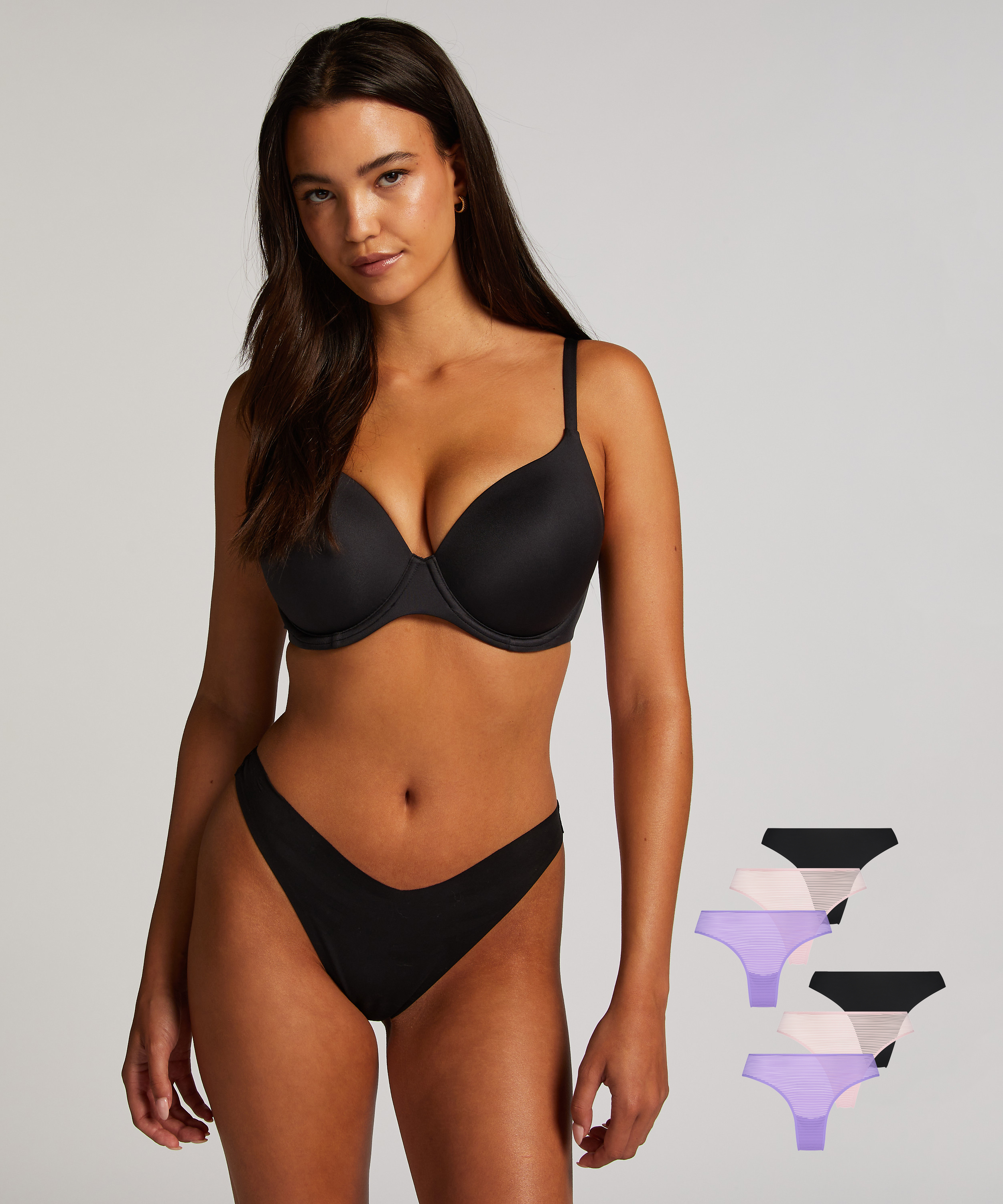 6-pakning Invisible Brazilian, Grønn, main