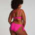 Bikinitopp Scallop Lurex, Rosa