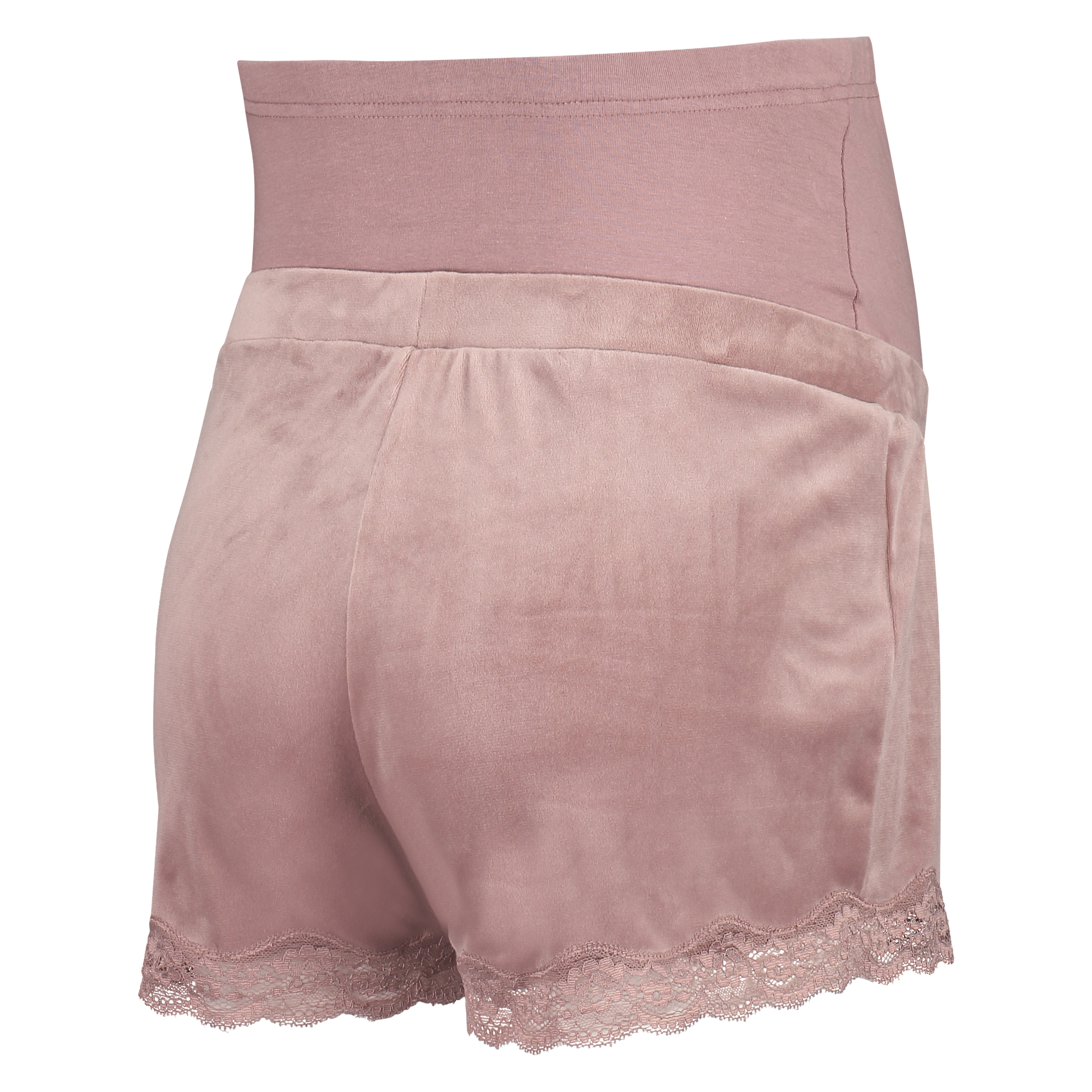 Velours svangerskapsshorts, Rosa, main