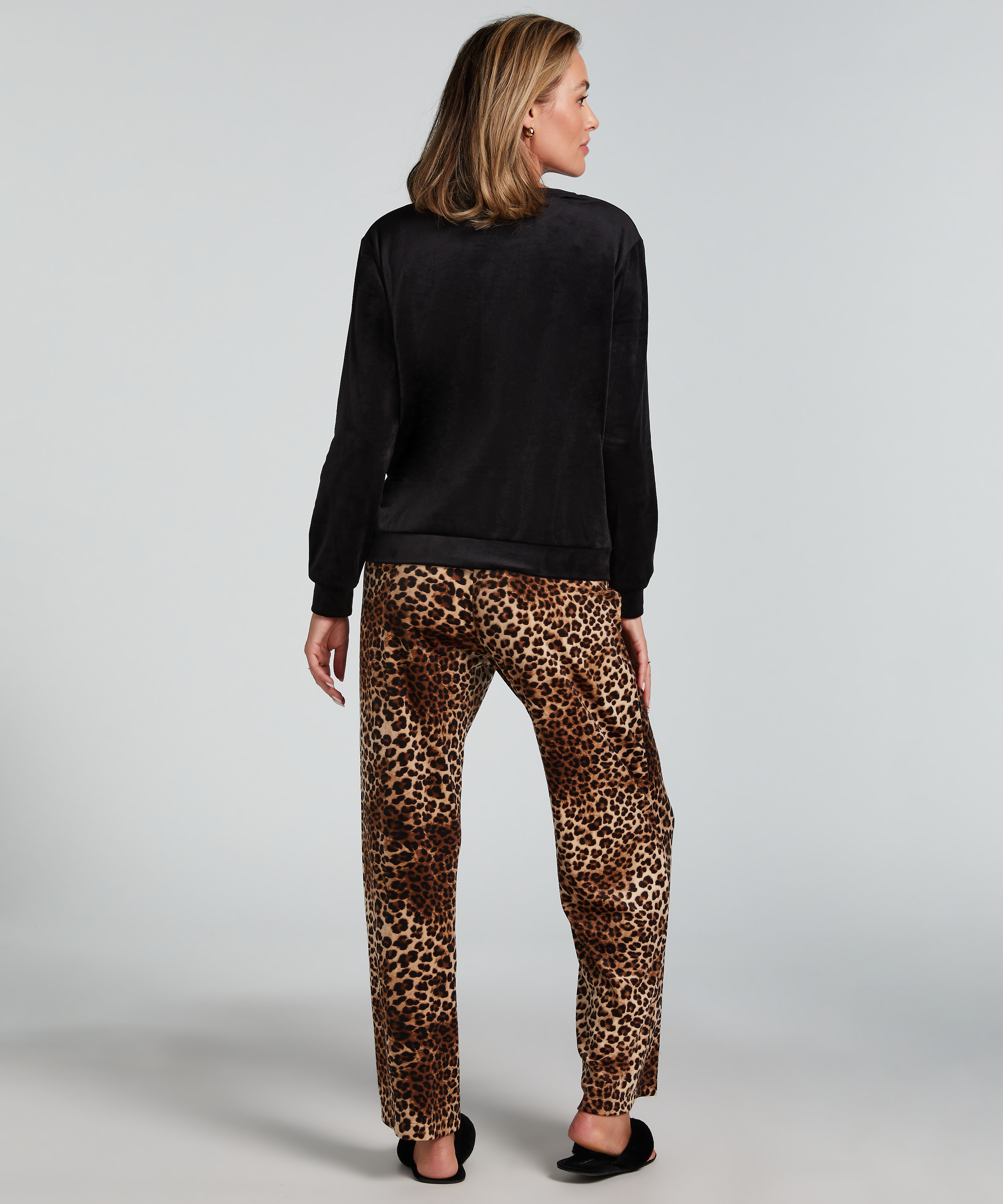 Pyjamaset with Bag, Beige, main