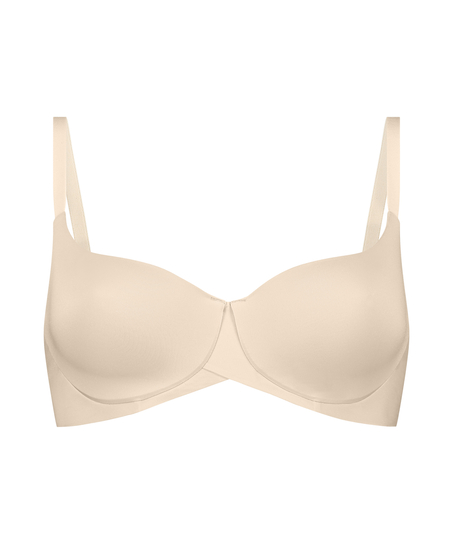 Polstret BH med bøyle Smooth, Beige