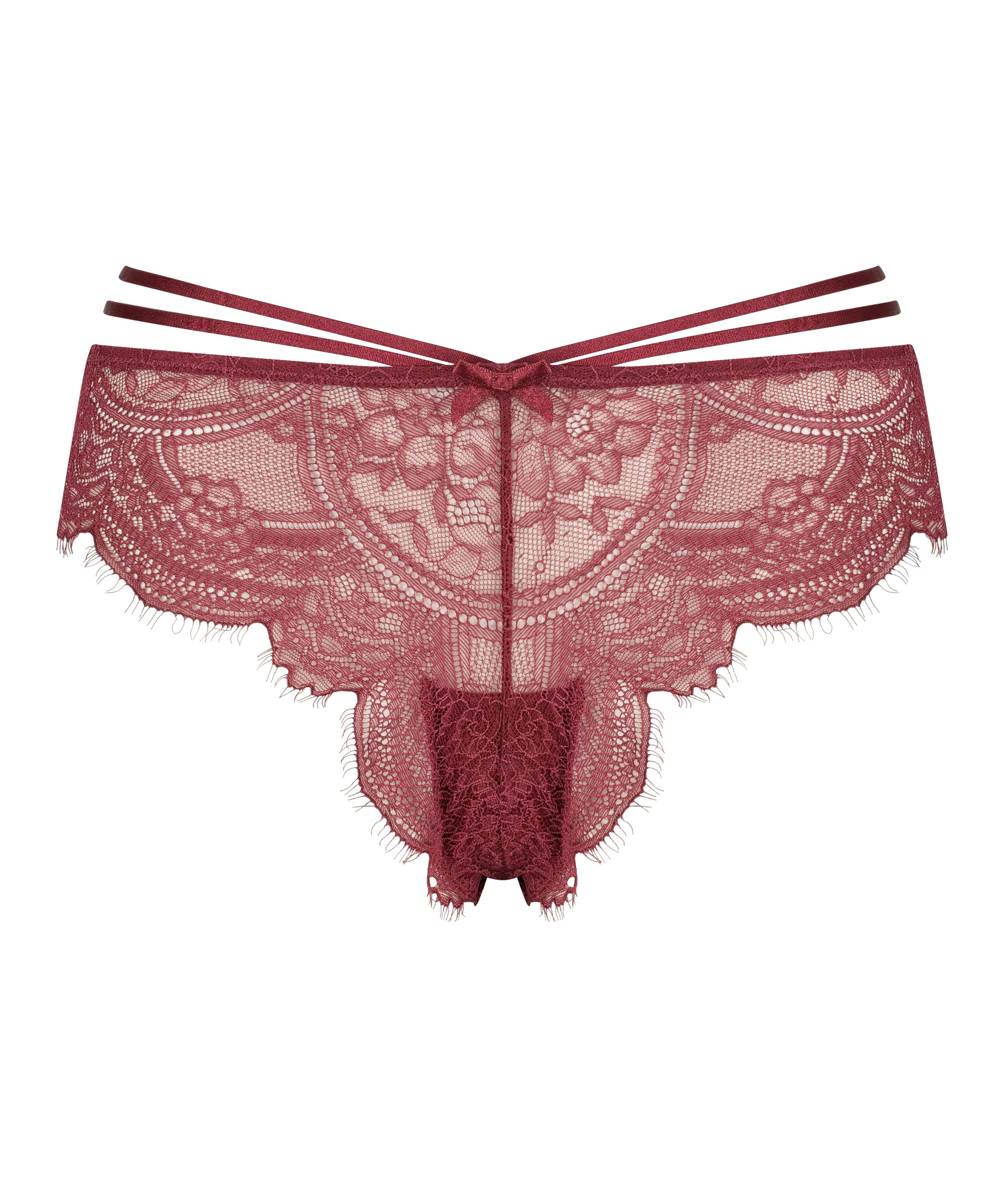 Sian brasiliansk truse med høy skjæring, Rød, main