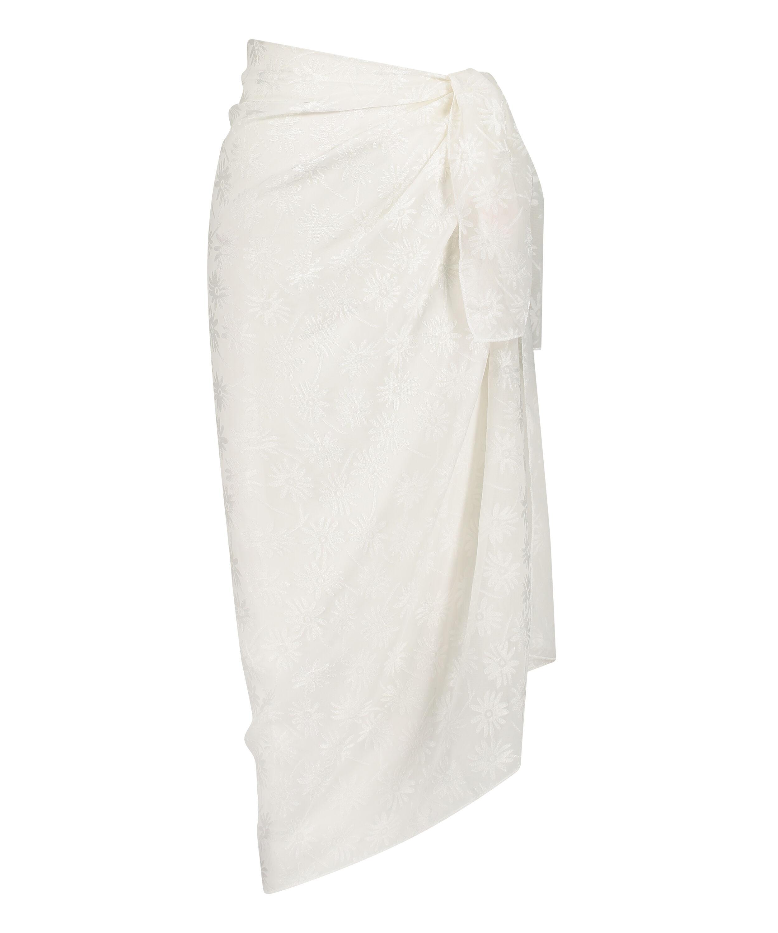 Libby pareo med struktur, Hvit