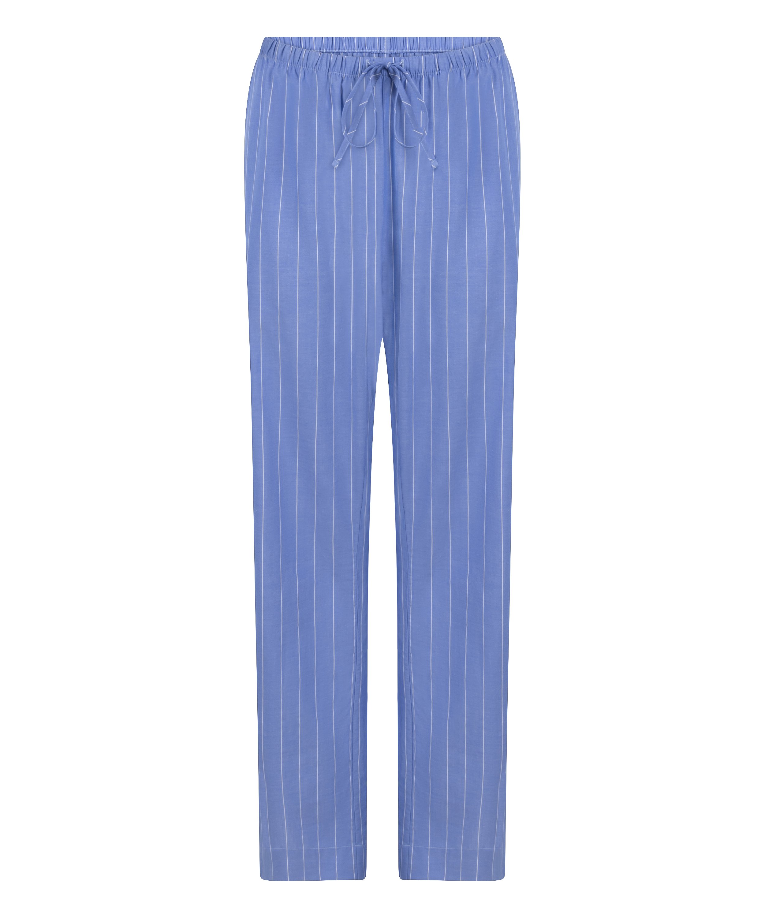 Pant Woven Cotton Stripe, Bl&aring;, main