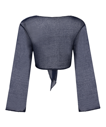 Strand Strikketopp, Blå