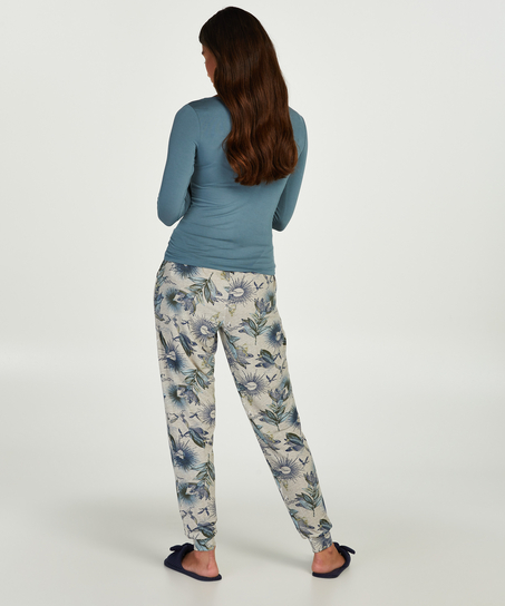 Petite Jersey pysjamasbukse, Beige