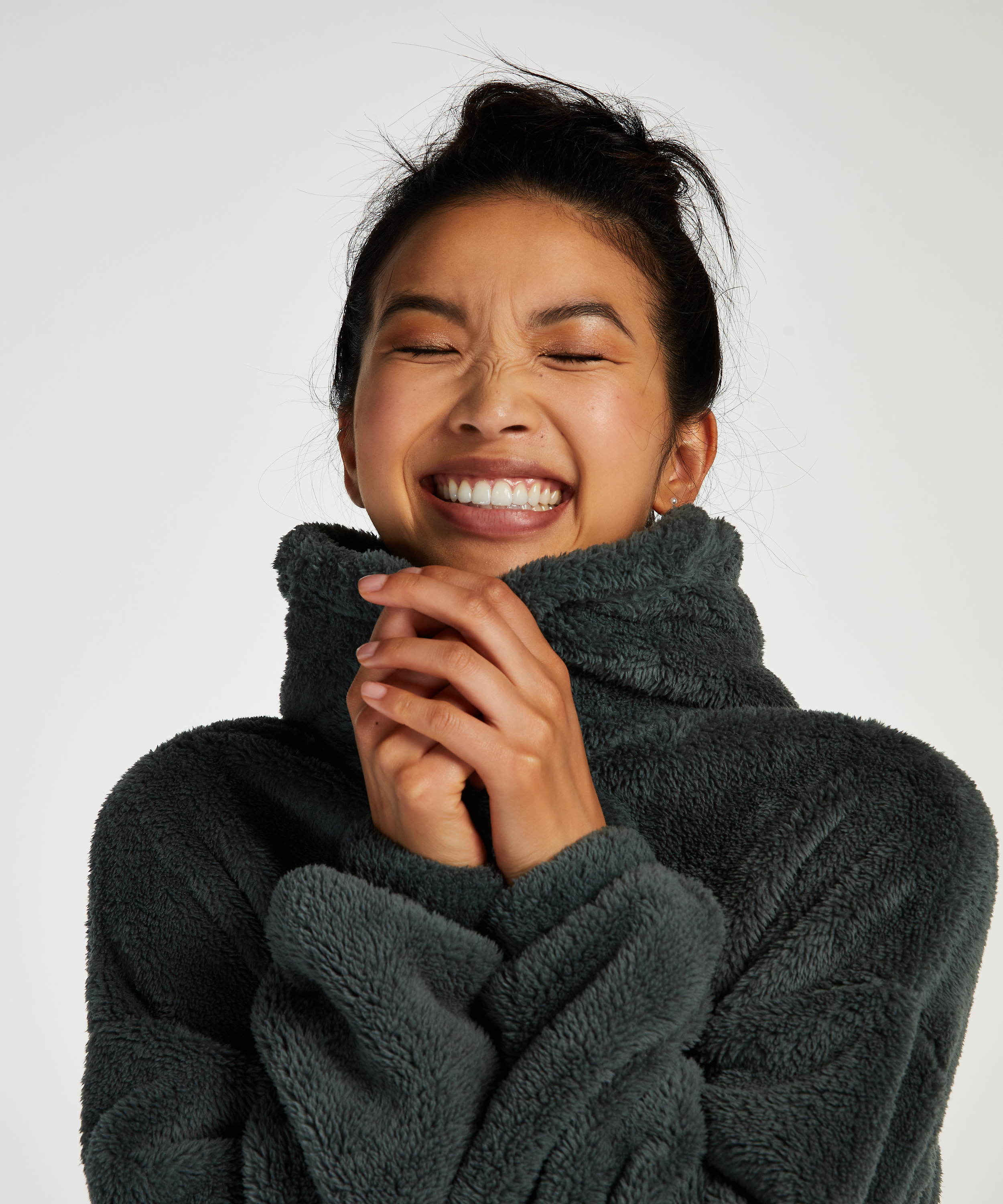 Kose fleece kjole, Gr&oslash;nn, main