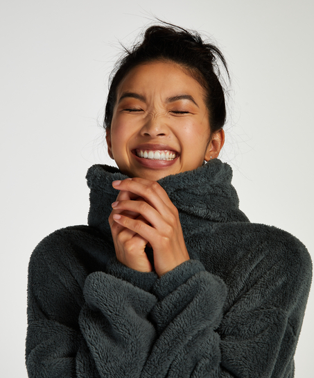 Kose fleece kjole, Gr&oslash;nn