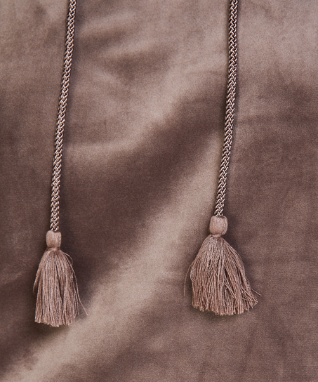 Hoodie Velours, Brun