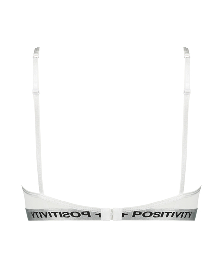 Uvattert bh med b&oslash;yle Honey, Hvit