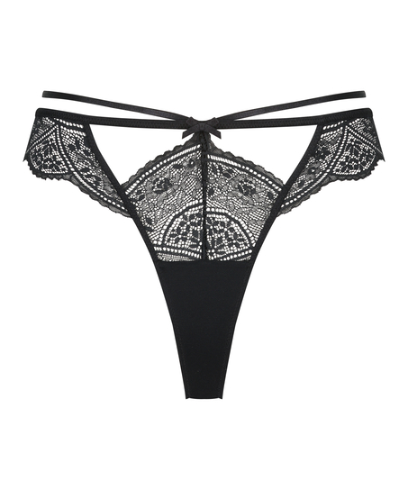 G-streng Thea, Svart