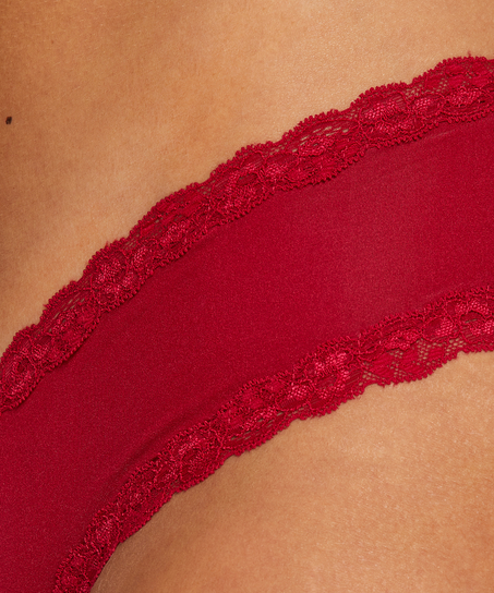 V-formet brasiliansk i mikrofiber, Rosa