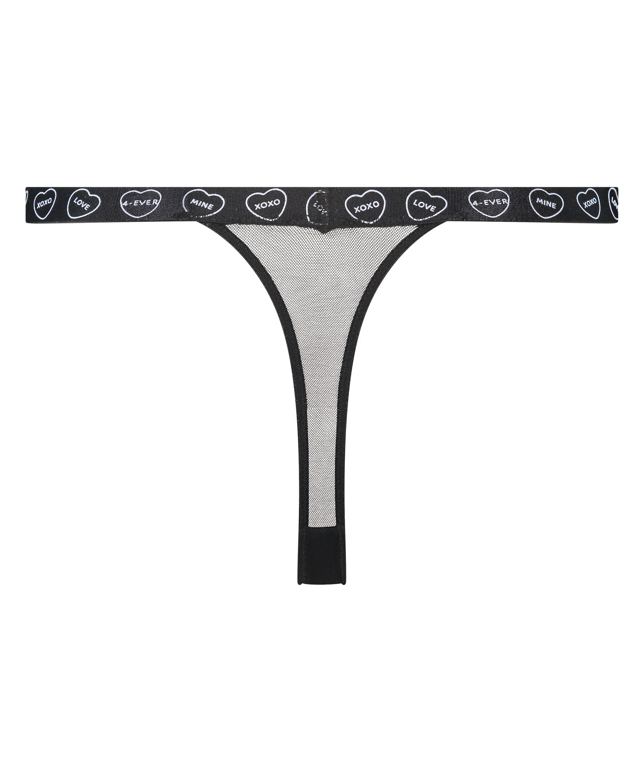 G-streng Kiss, Svart, main