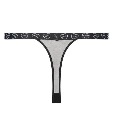 G-streng Kiss, Svart