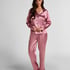 Pyjama Set Shiny Satin, Rosa
