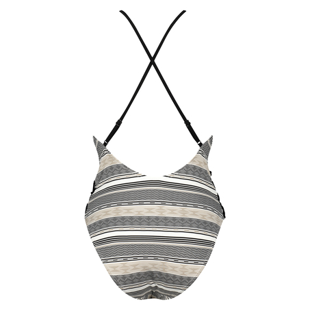 Jacquard Goddess Swimsuit Doutzen, Svart