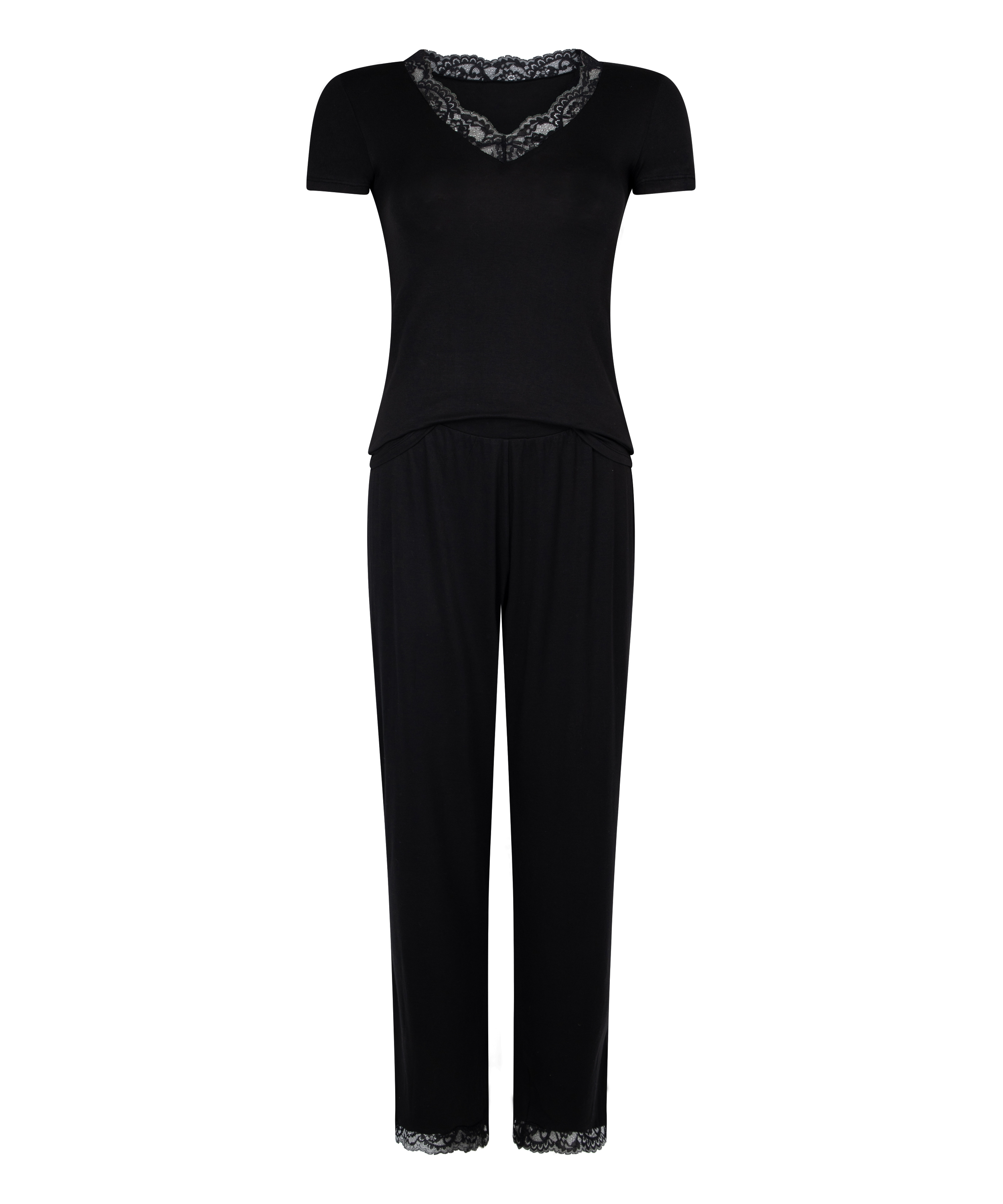 Pyjamasett Nanna, Svart, main