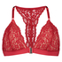 Rose polstret triangle-bralette, R&oslash;d