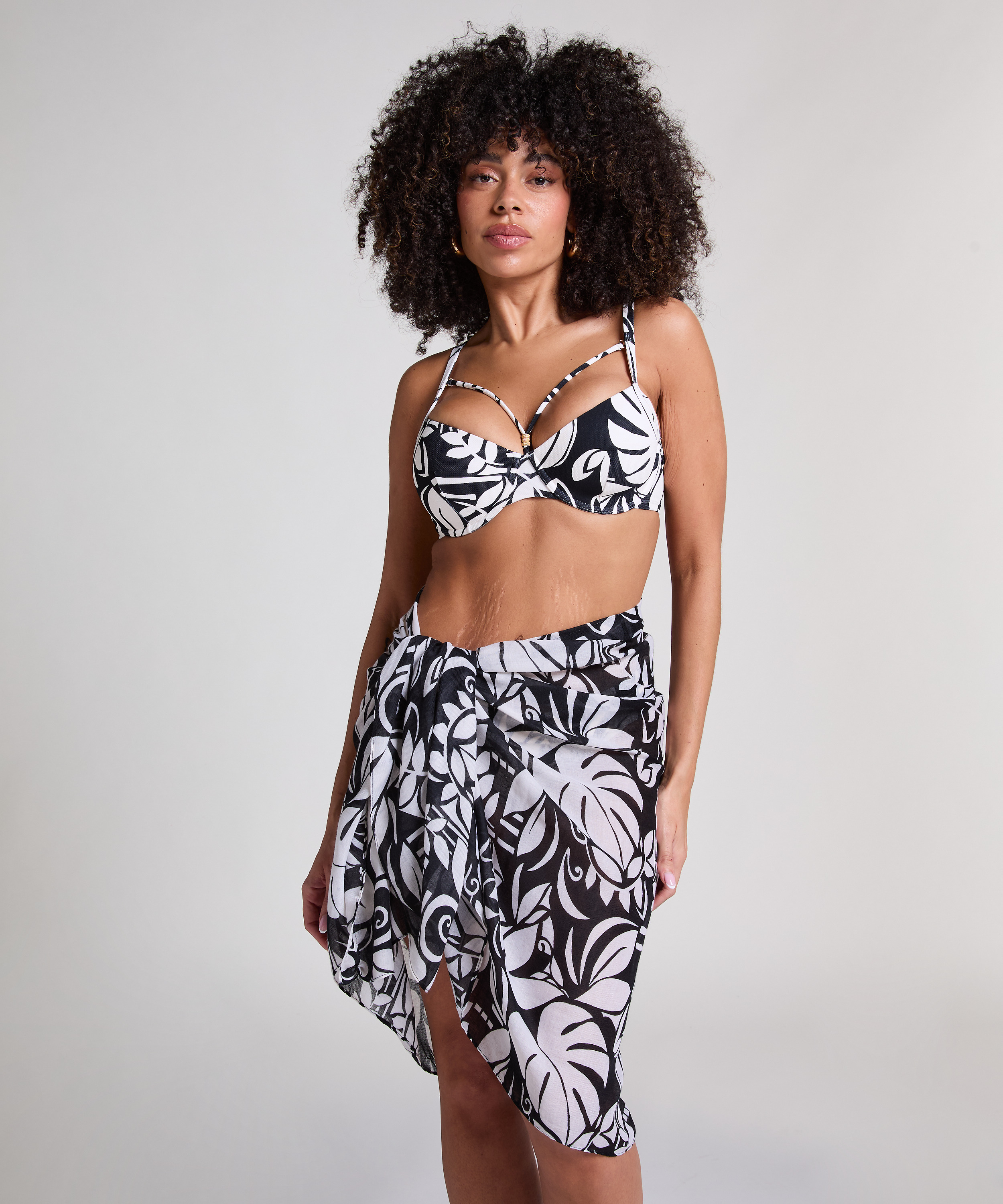 Mauritius Midi-Pareo, Svart, main