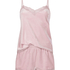 Cami-topp Velours Lace, Rosa