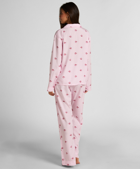 Pant Woven Cherry, Rosa