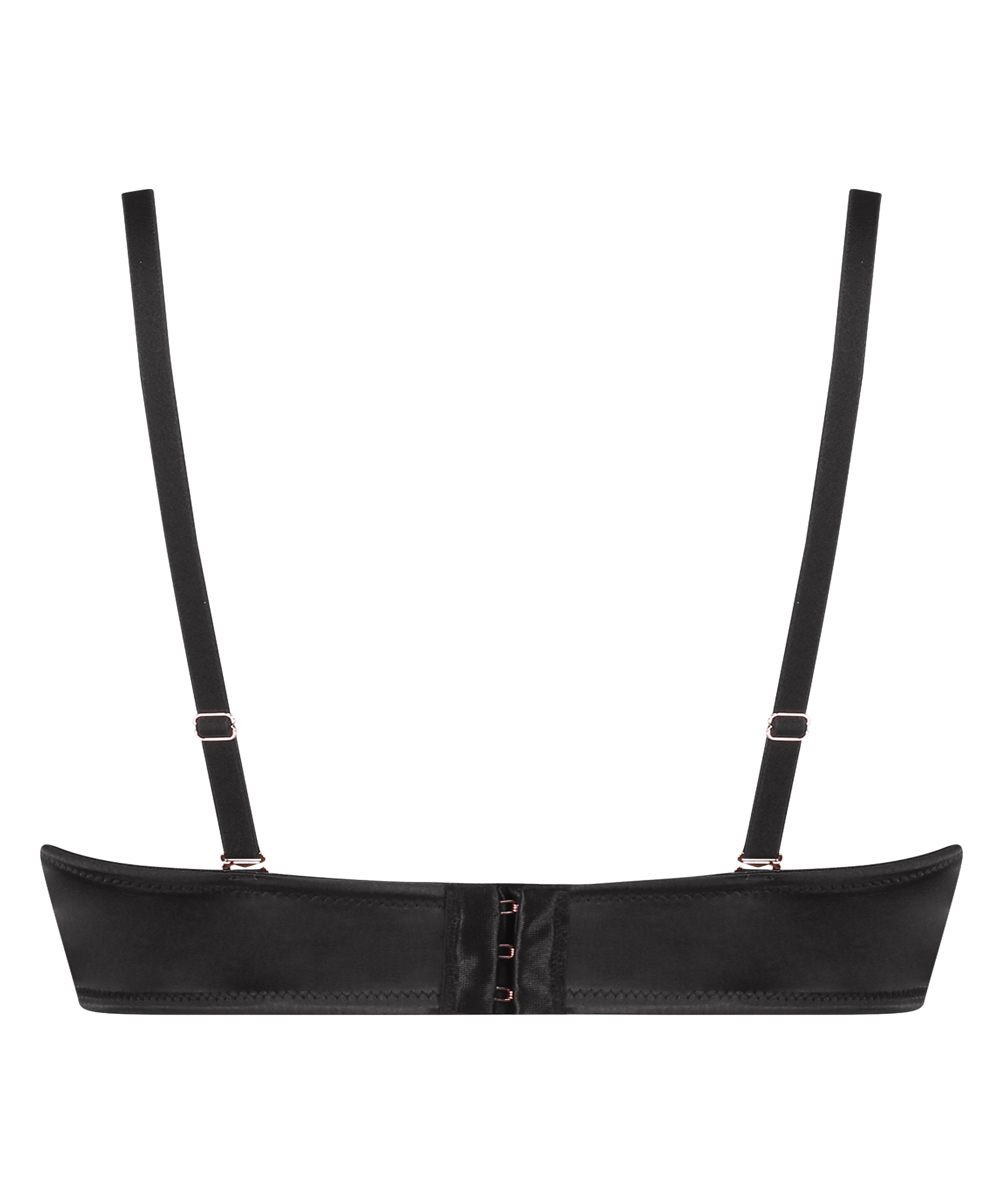 Vattert bh met bøyle stroppefri Chalice, Svart, main