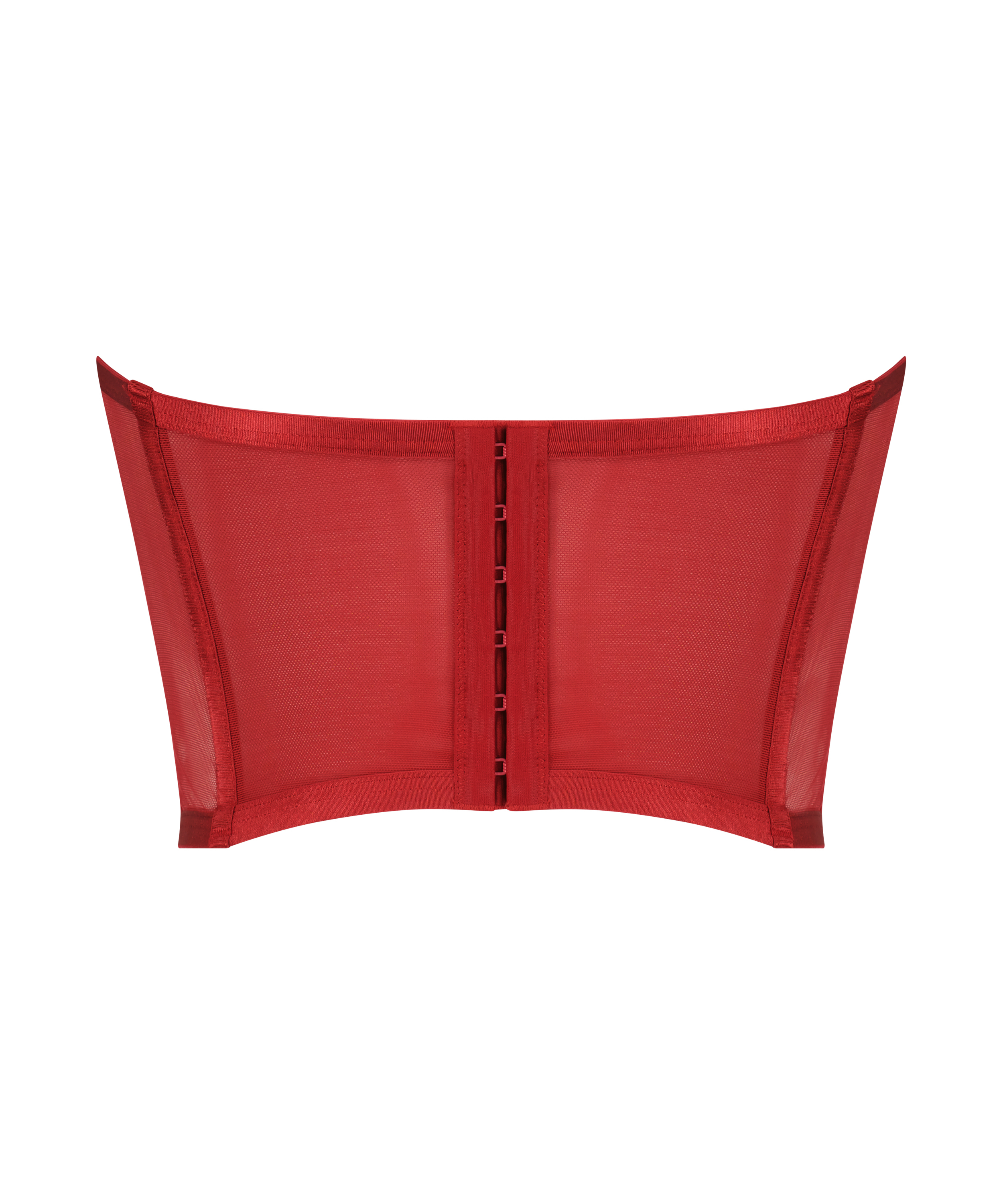 Violet sømløs bustier, Rød, main