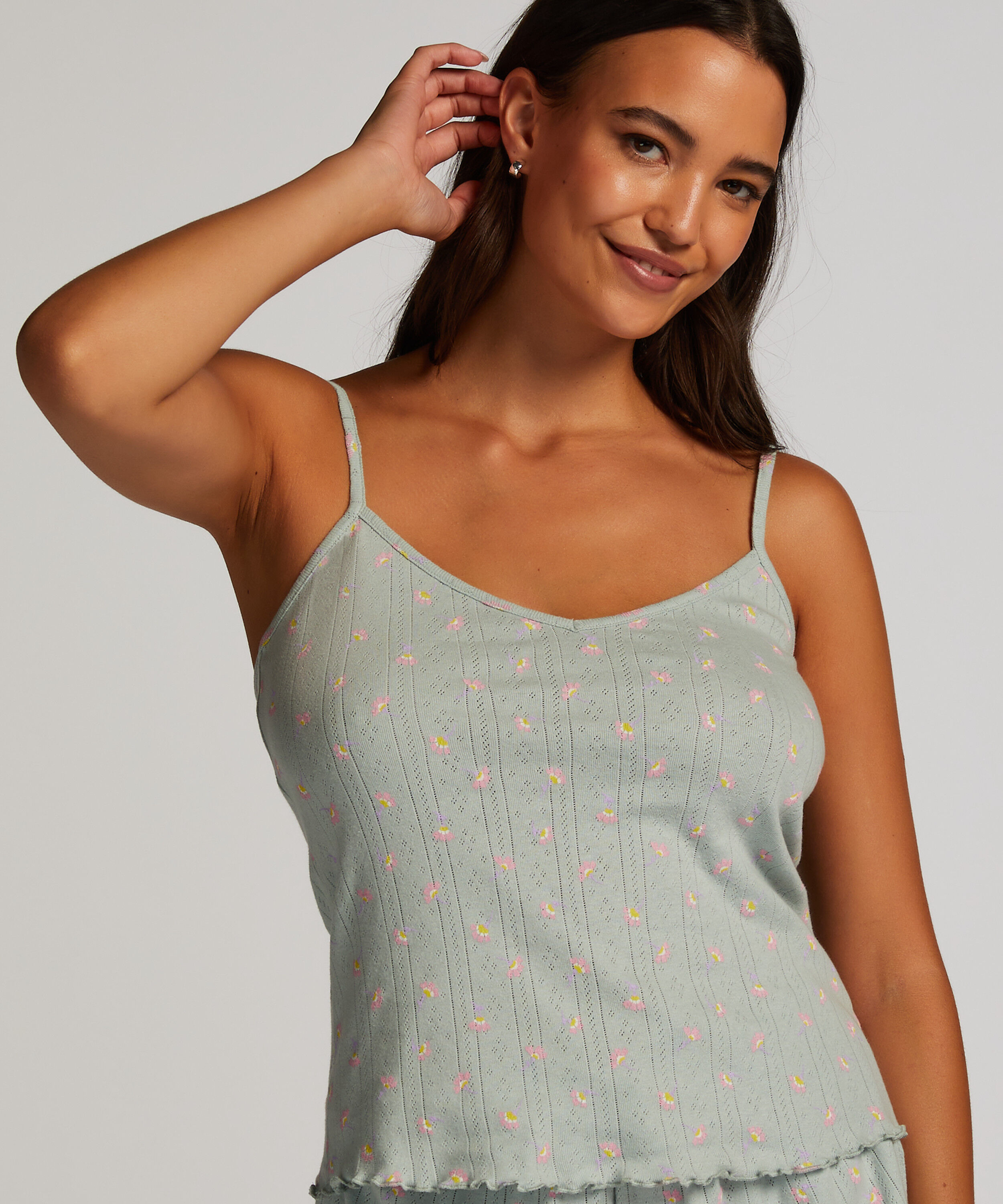Cotton cami, Grønn
