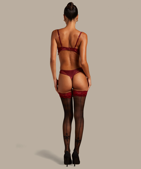 Stayups 20 denier Noir Zoe, Rød