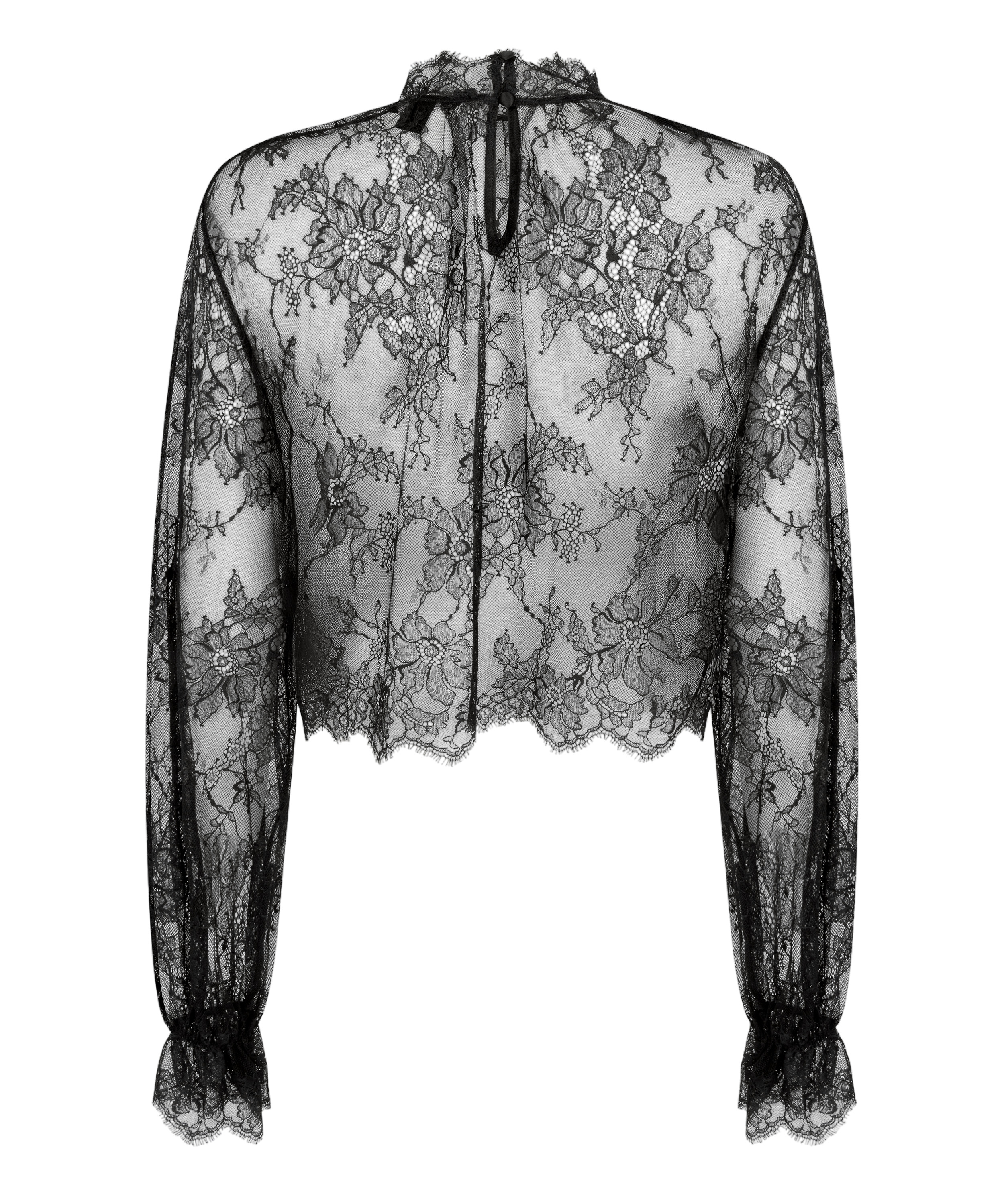 Pyjamas-topp Cecilia, Svart, main