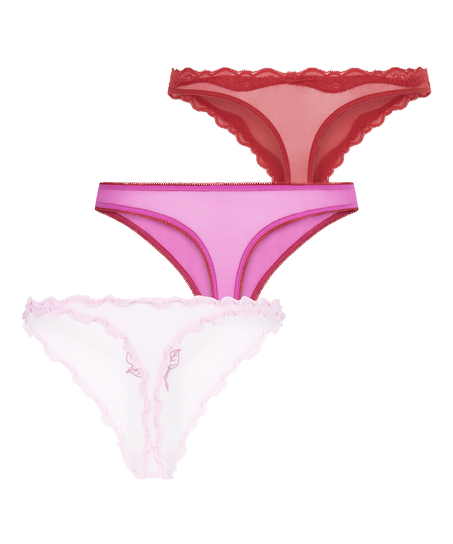 Valentine Thong Giftset, R&oslash;d