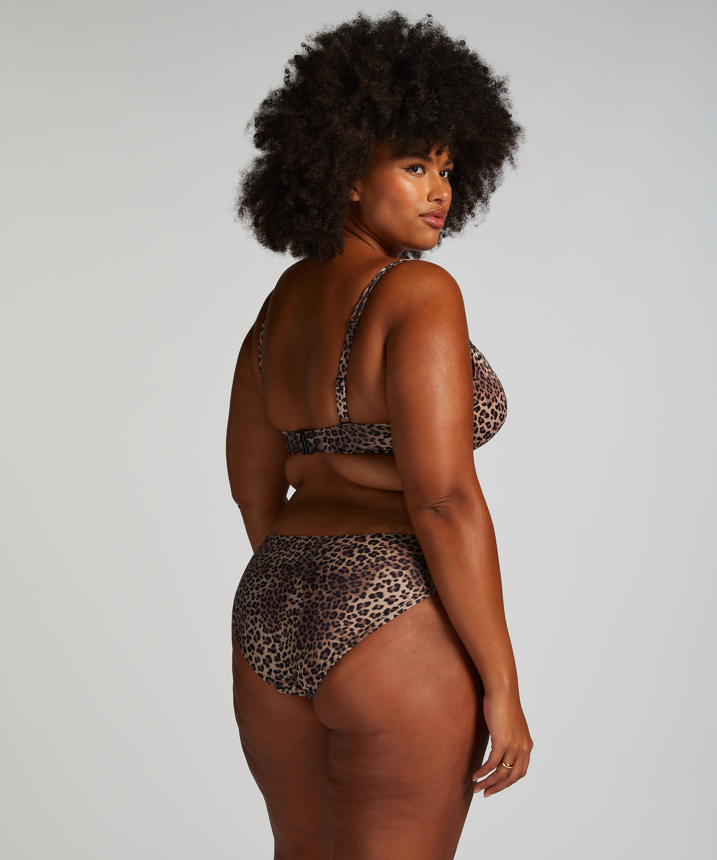 Pushup bikinitopp Cannes, Brun, main