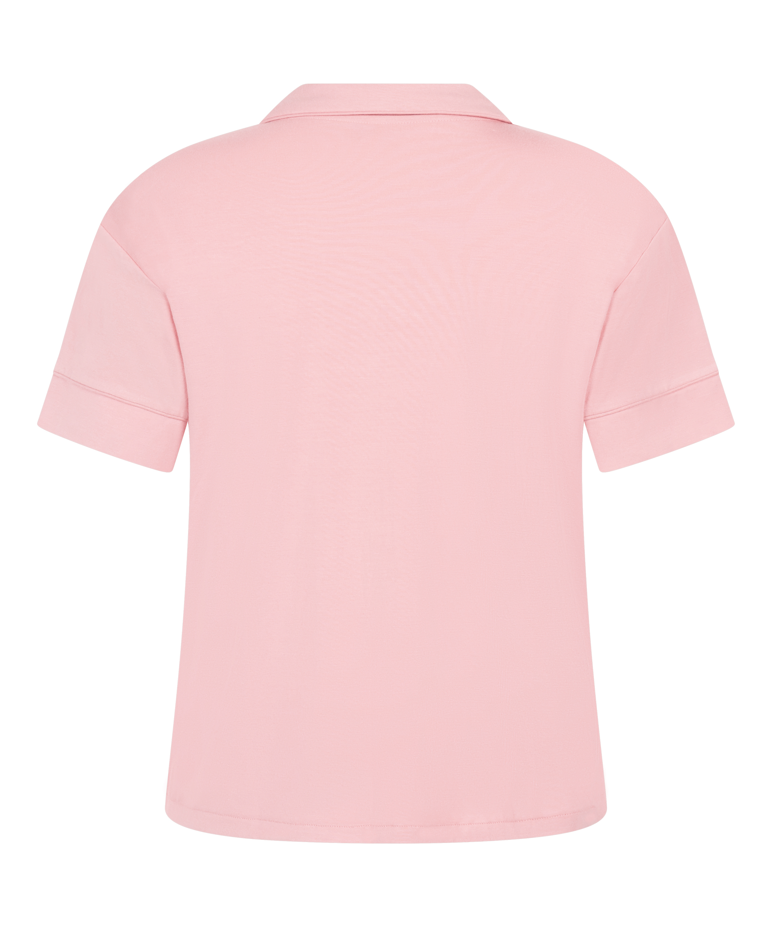 Essential kortermet jakke i jerseystoff, Rosa, main