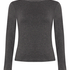 Langermet topp i myk bomull, Gr&aring;
