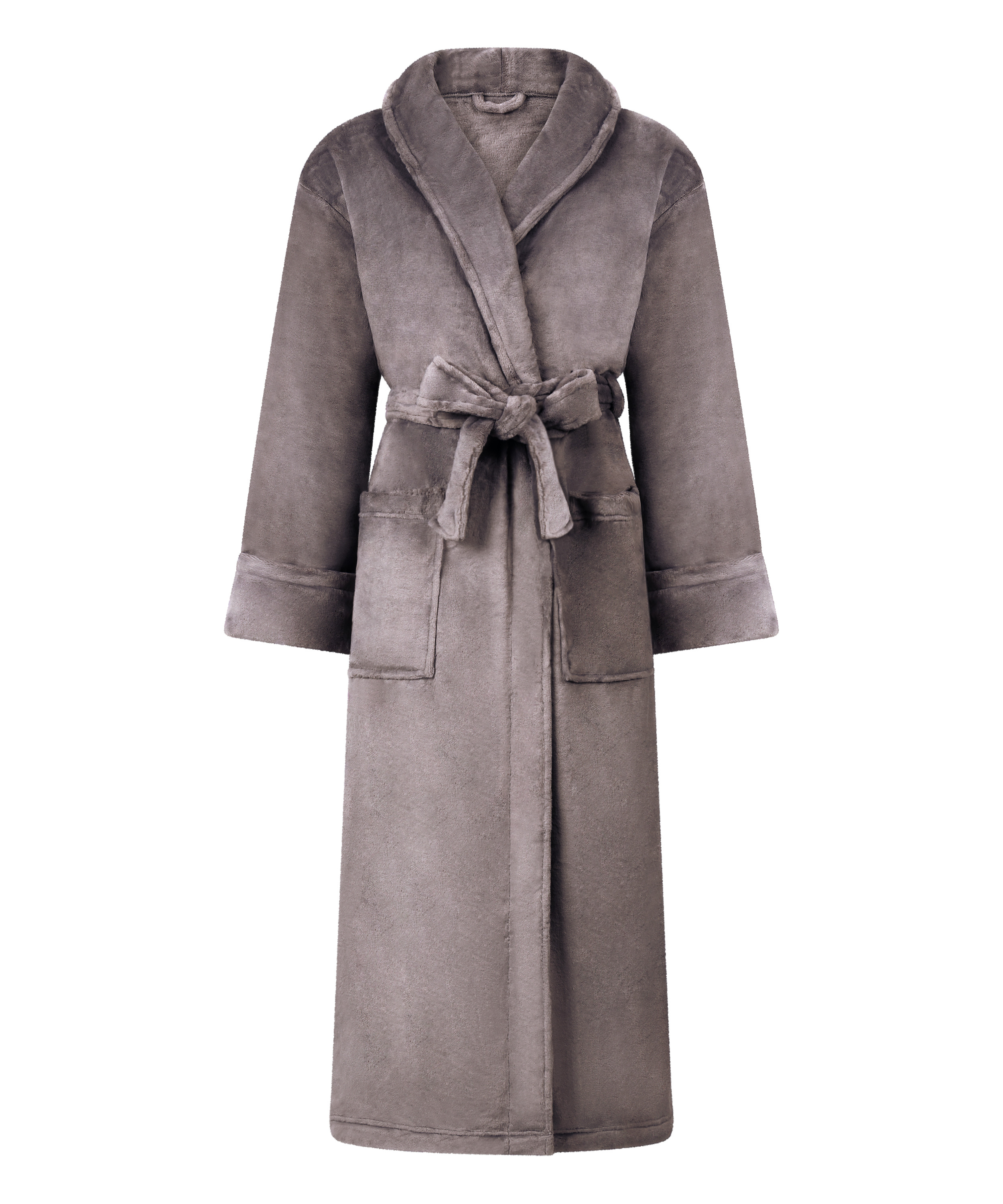 Myk fleece-badek&aring;pe, Gr&aring;, main