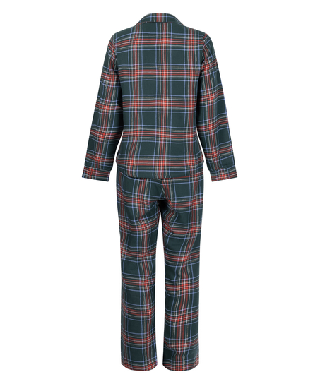 Pysjamassett Flannel, Gr&oslash;nn