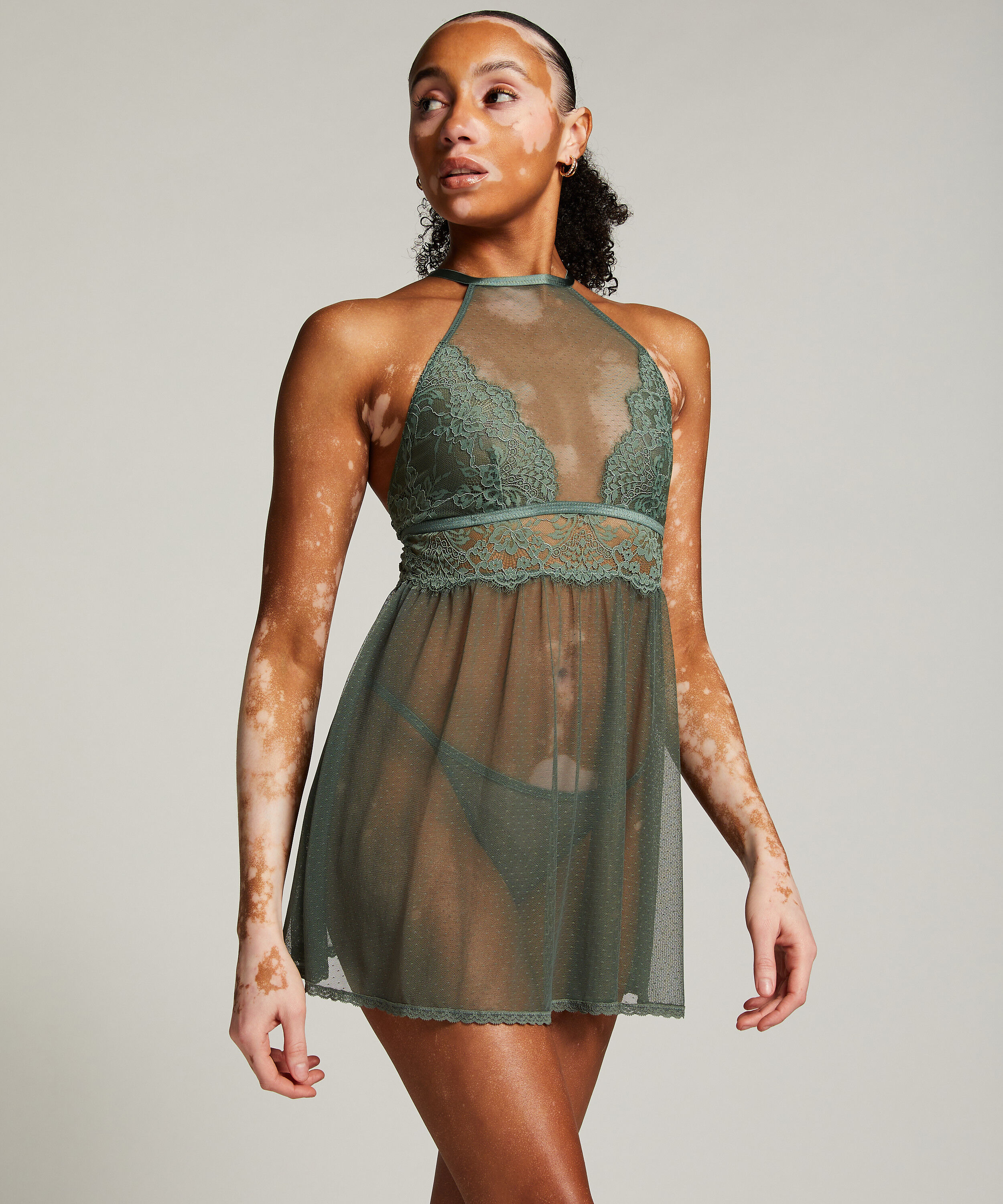 Babydoll Lace, Gr&oslash;nn