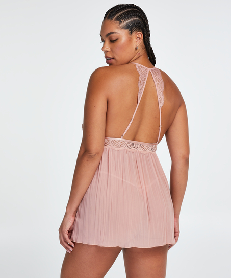 Chiffon babydoll, Beige