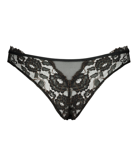 Chloe brasiliansk truse med h&oslash;y skj&aelig;ring, Svart