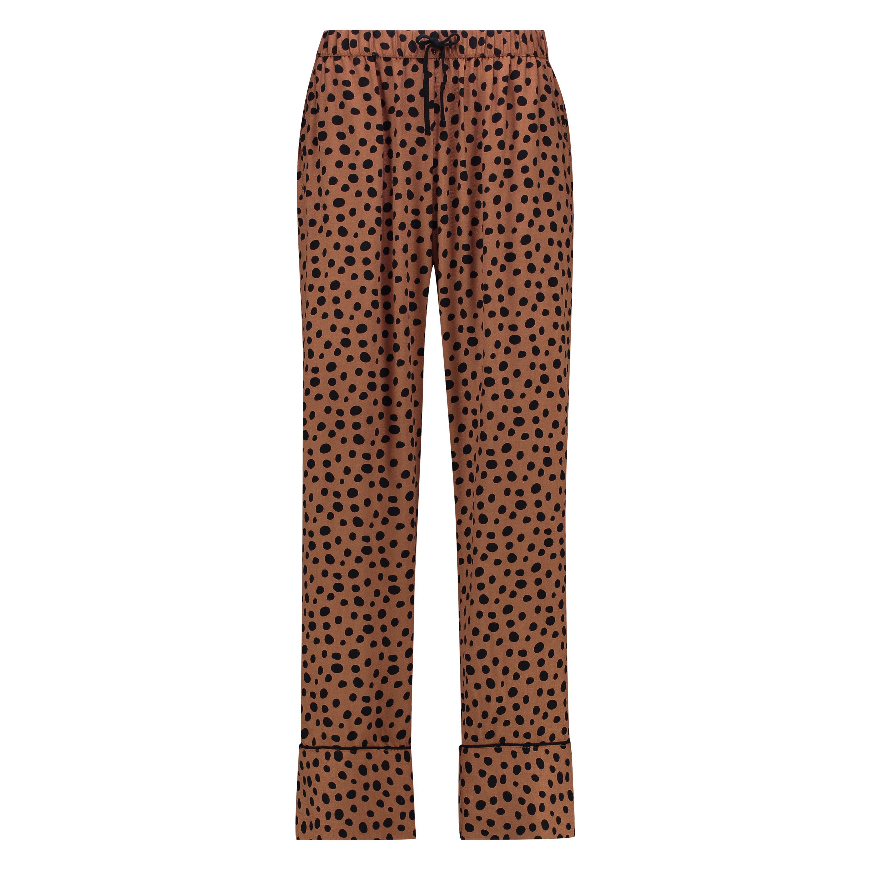 Pyjama pants, Brun, main