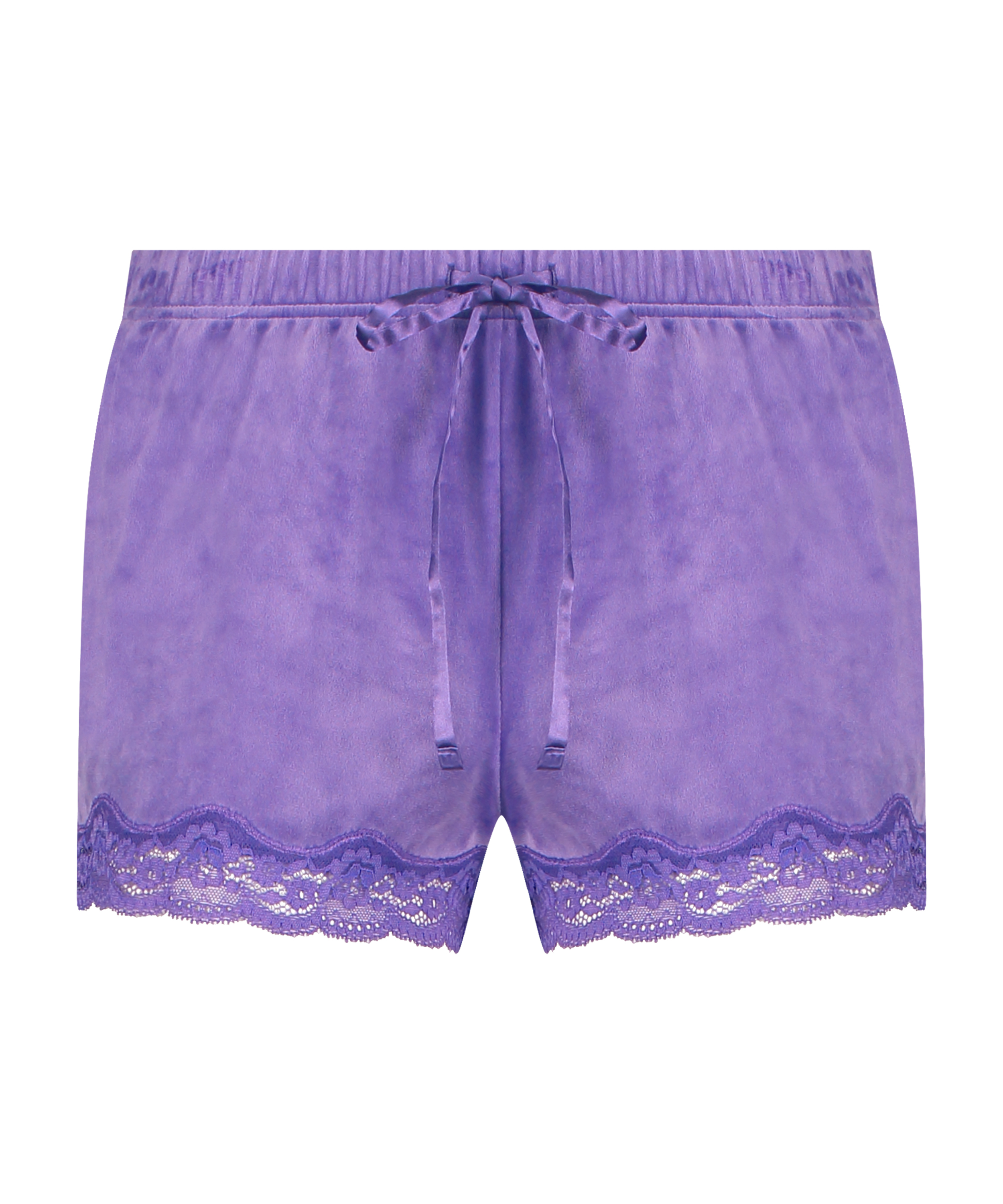 Velvet lace shorts, Lilla, main