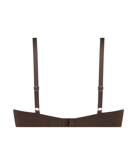 Polstret pushup-BH med b&oslash;yle Smooth, Brun