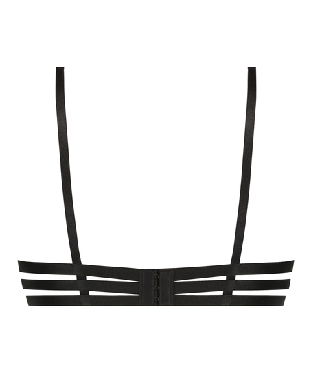 Courtney upolstret BH med b&oslash;yle, Svart