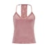 Velvet lace cami, Rosa