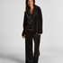 Langermet jakke i vellor, Svart